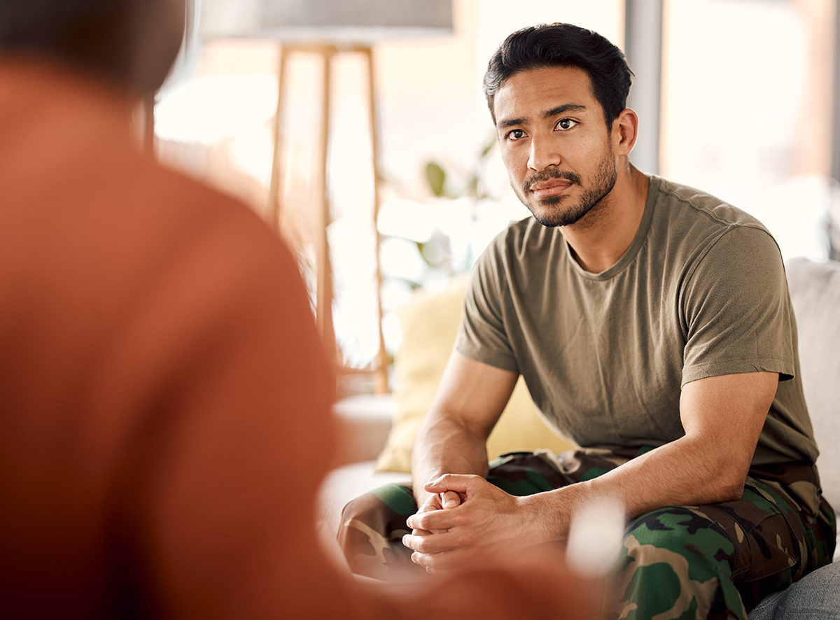 man in individual coaching session
